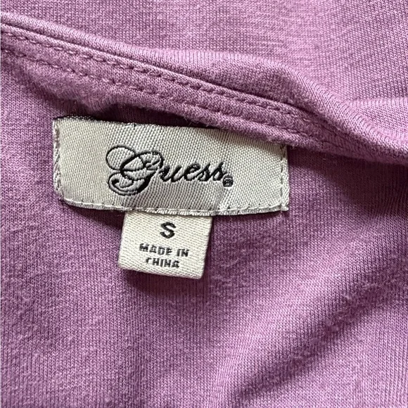 Guess Mauve Pink V-Neck Sleeveless Dress - Picture 4 of 4